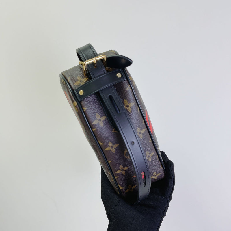 Louis Vuitton Virgil Abloh Monogram Empreinte Leather Utility Side Bag