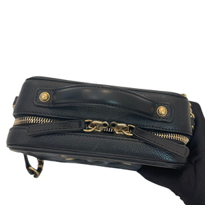 Filigree Vanity Case Caviar Small Black GHW