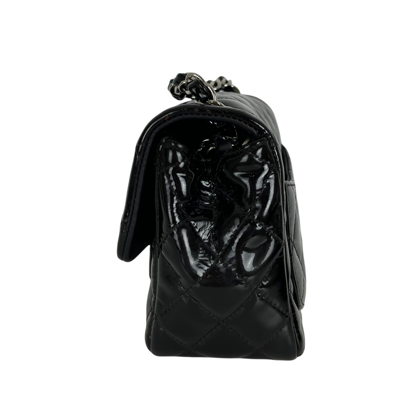 Classic Patent Mini Square Black SHW