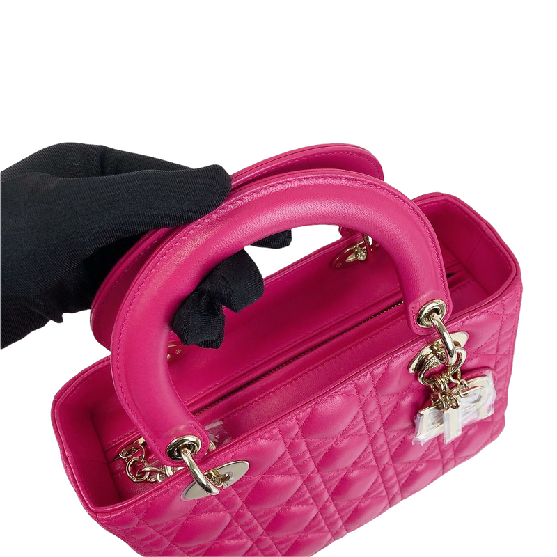 Lady Dior Medium Pink SHW