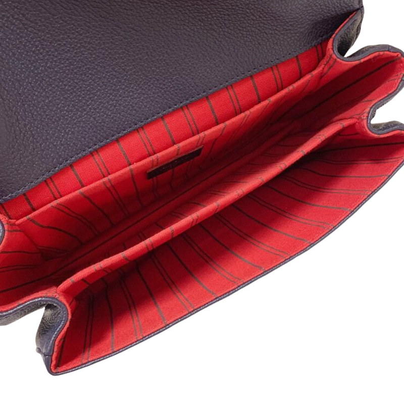 Louis Vuitton Scarlet Monogram Empreinte Leather Pochette Metis