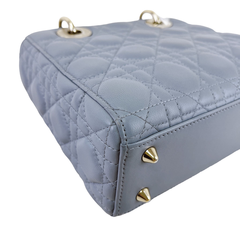 My Lady Dior Lambskin Small Blue GHW