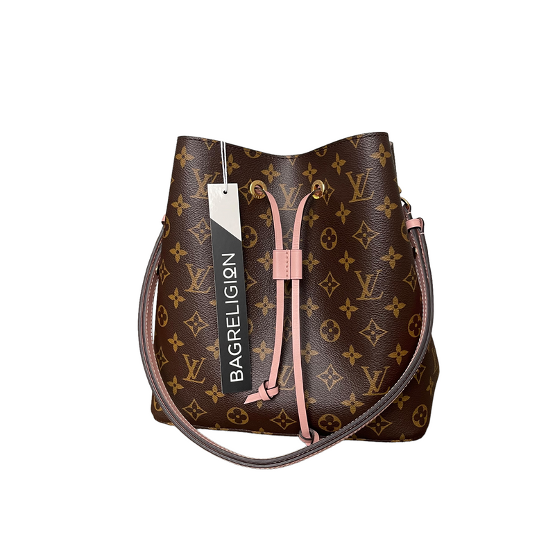 Louis Vuitton Neonoe BB Brown in Coated Canvas/Shearling with Gold-tone - US