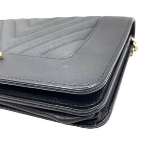 Mademoiselle WOC Quilted Caviar Black GHW