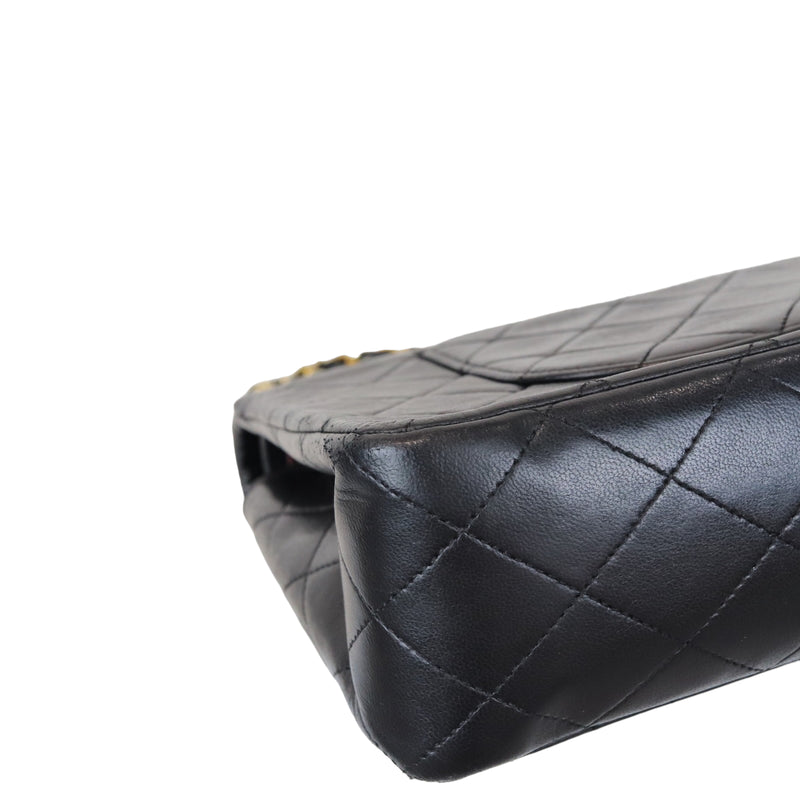 Classic Double Flap Medium Vintage Black GHW
