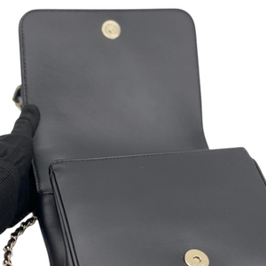 Mania Flap Lambskin GHW