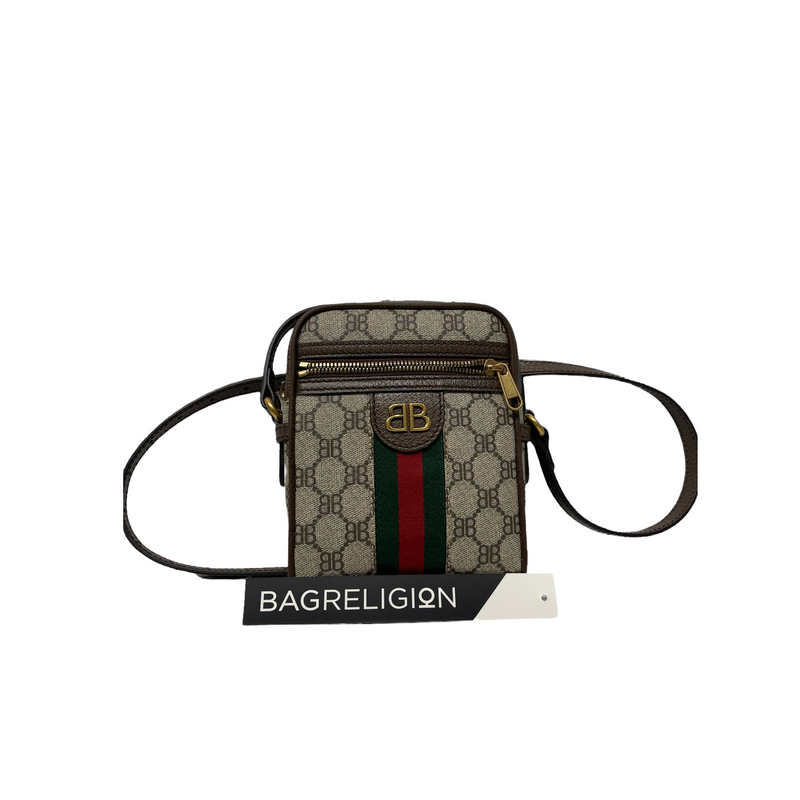Gucci x Balenciaga The Hacker Project Shoulder Zip Bag GHW