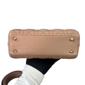 Small ABC Dior Lambskin Beige GHW