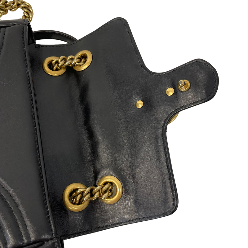 GG Marmont Mini Matelassé Black