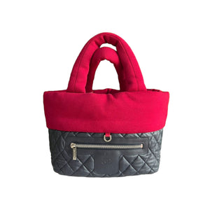 Cocoon Coco Nylon Tote Black Red SHW