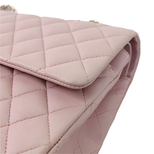 Classic Flap Medium Lambskin Pink GHW