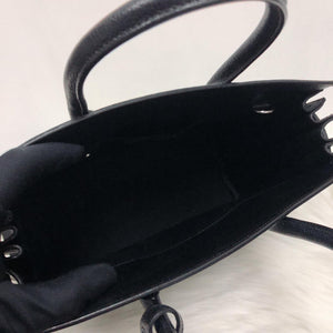 Baby Sac De Jour in Black Grained Leather