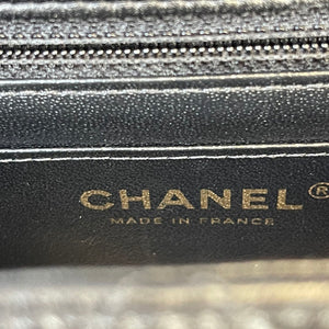Classic Flap Square Mini Lambskin Black GHW