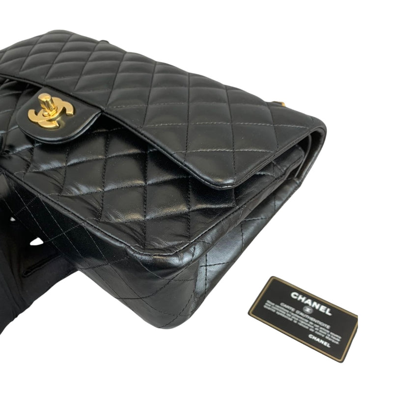 Classic Flap Black Medium Lambskin GHW