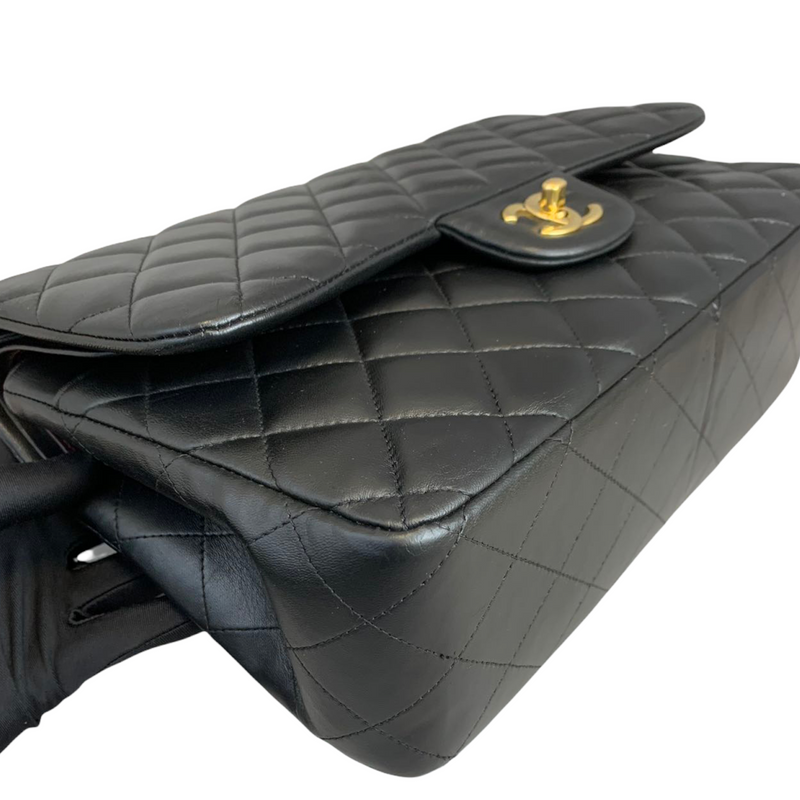 Classic Double Flap Jumbo Lambskin Black GHW