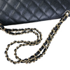 Classic Single Flap Maxi Caviar Black GHW