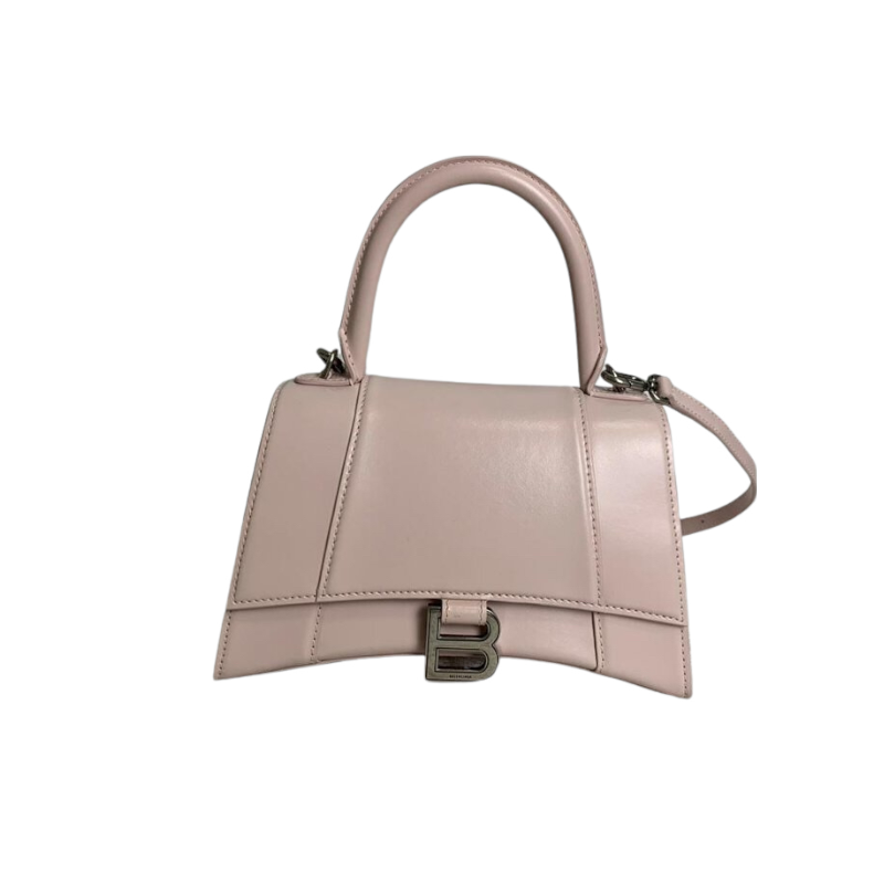 Hourglass Small Smooth Leather Pink RHW