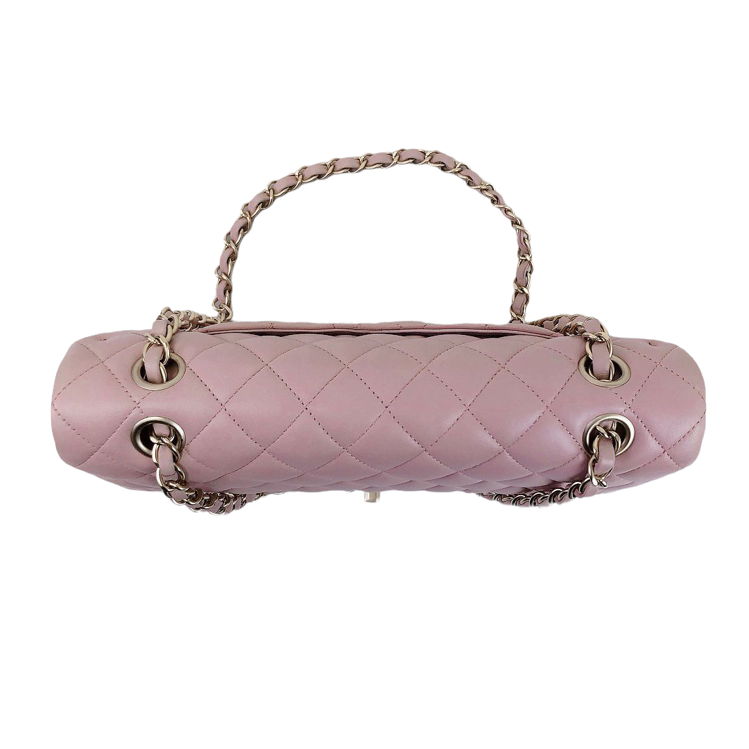 Chanel Classic Double Flap Medium Lambskin Pink GHW – Bag Religion