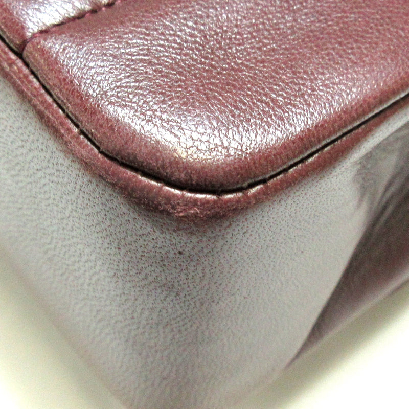 Vintage Medium Diana Lambskin Burgundy GHW