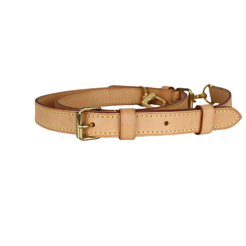 TEXTURED Calfskin Belt Strap for LOUIS VUITTON Signature Detachable Buckles