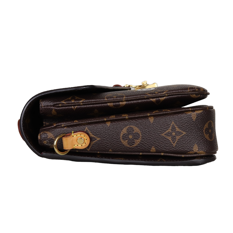 Louis Vuitton Pochette Metis Brown Monogram Canvas Shoulder Bag