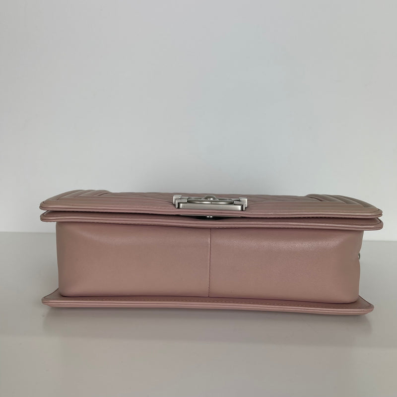 Le Boy Lambskin Old Medium Pink SHW