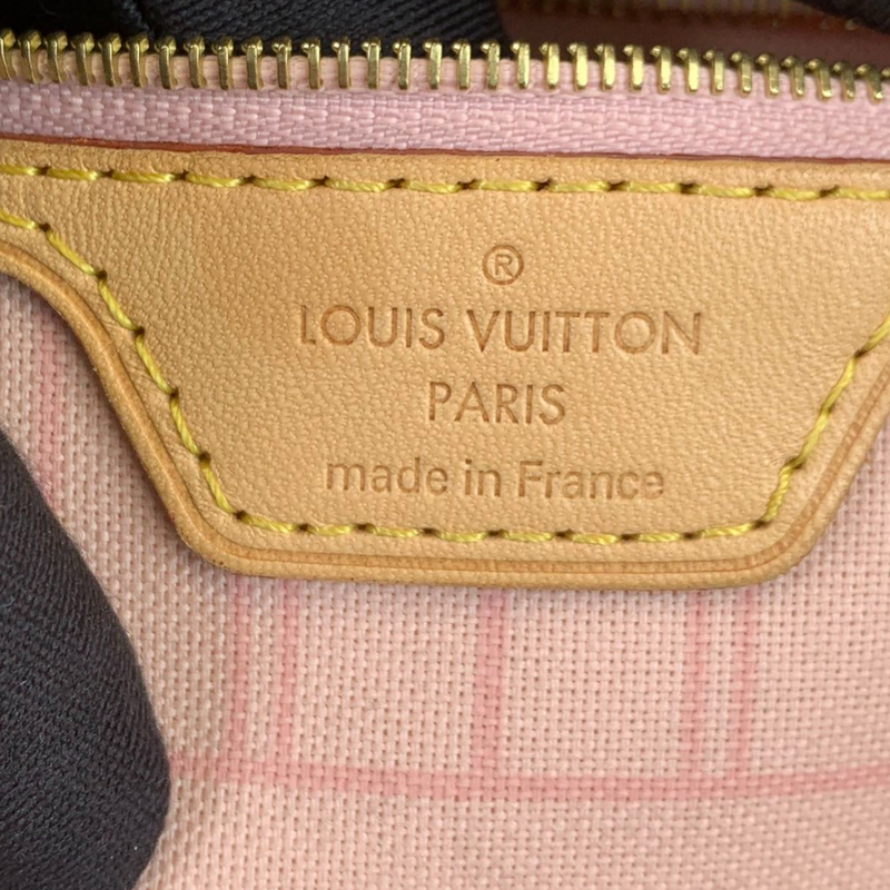 Damier Azur Neverfull MM White GHW