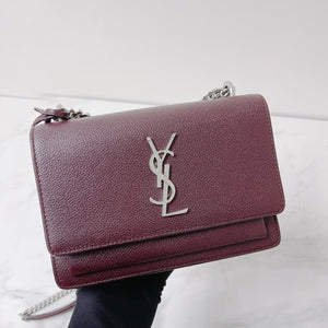 Medium Sunset Bag Burgundy