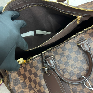 Damier Ebene Canvas Keepall Bandoulière 45 GHW