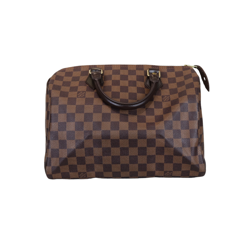 Damier Ebene Speedy 30 Brown GHW