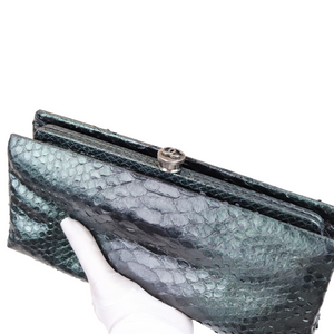 Exotic Python Clutch Green RHW