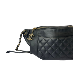 Belt Bag Calfskin Black LGHW