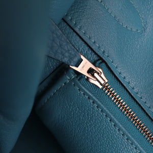 Birkin 35 Turquoise Clemence PHW