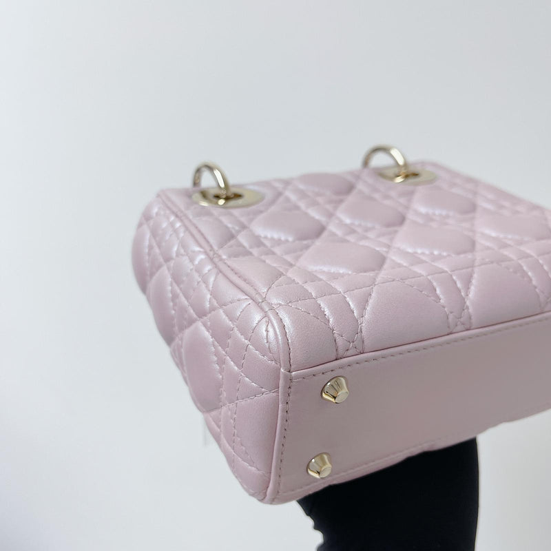 Mini Lady Dior Pearl Pink