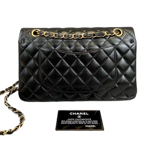 Classic Flap Black Medium Lambskin GHW