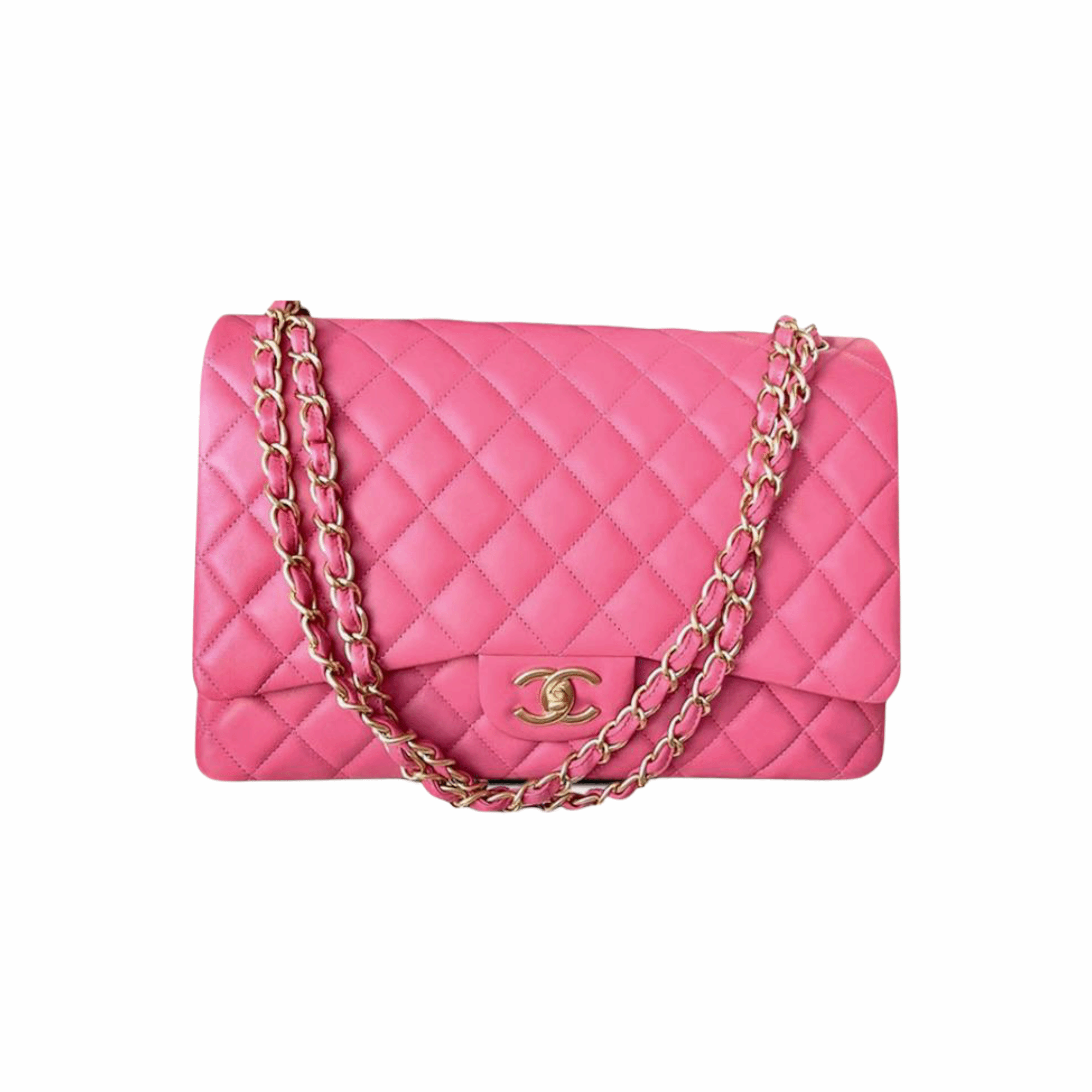 Bags, Cc Double Flap Pink Bubblegum Barbie Purse