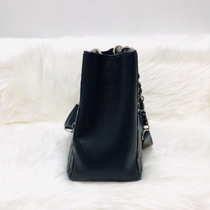 Chanel Black Caviar GST in Black with SHW