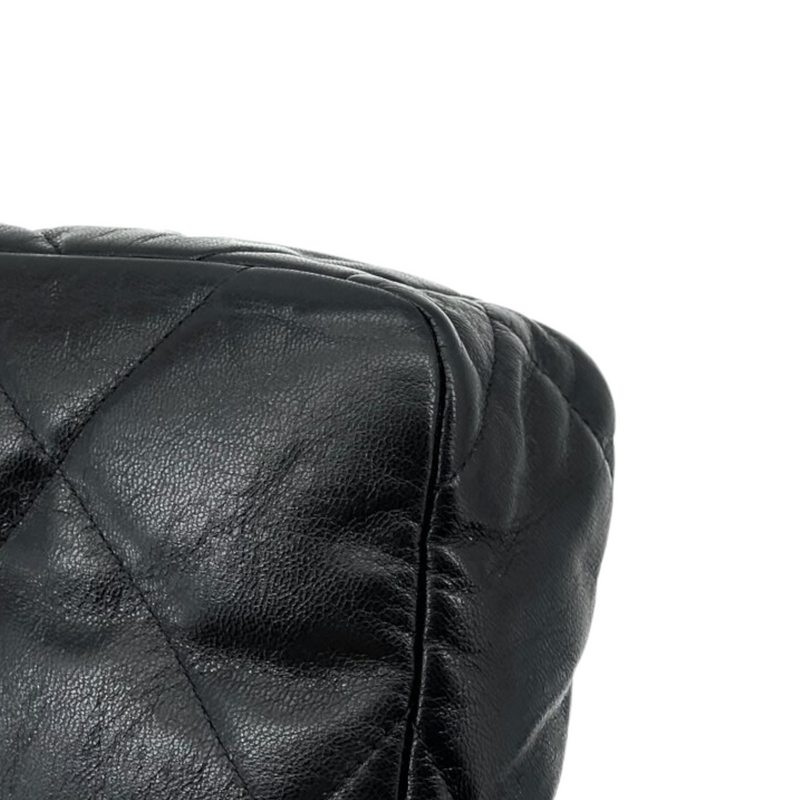 Small Chanel 19 Quilted Black MHW