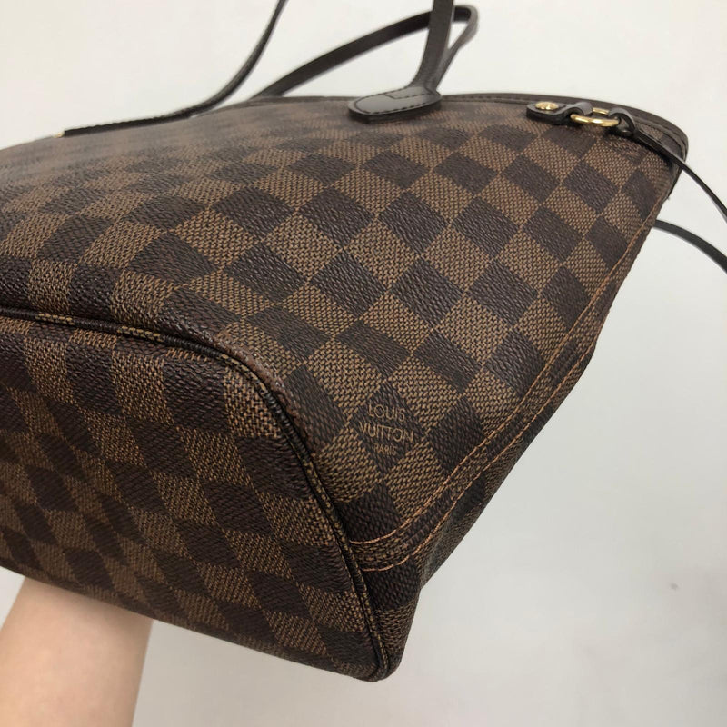 Louis Vuitton Neo Neverfull Damier Ebene PM Cerise Lining in Canvas with  Brass - US