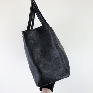 Executive Cerf Tote Caviar Black SHW