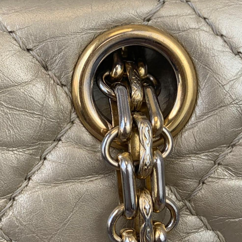 Classic Reissue 225 Calfskin Gold GHW