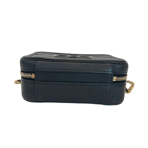 Filigree Vanity Case Caviar Small Black GHW