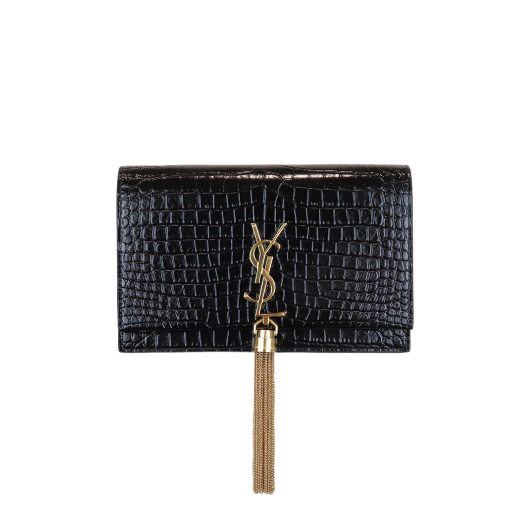 Classic Monogram Kate Tassel WOC Black GHW