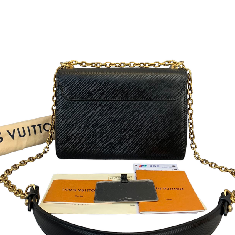 Louis Vuitton Twist Wallet Black/Gold EPI