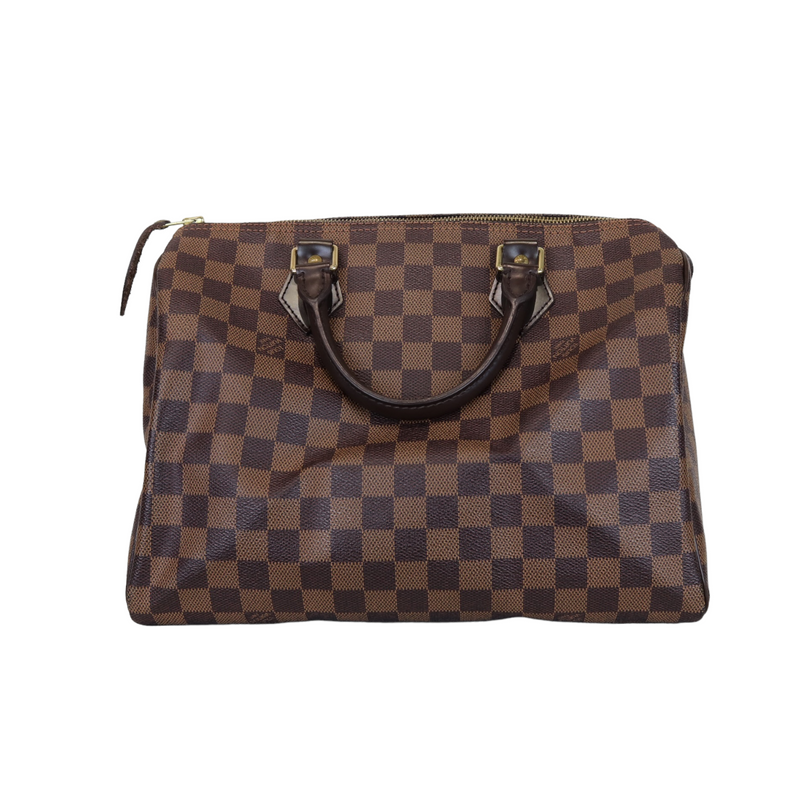 Damier Ebene Speedy 30 Brown GHW