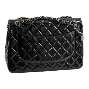 Double Flap Jumbo Patent Black SHW