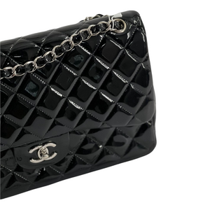 Double Flap Jumbo Patent Black SHW