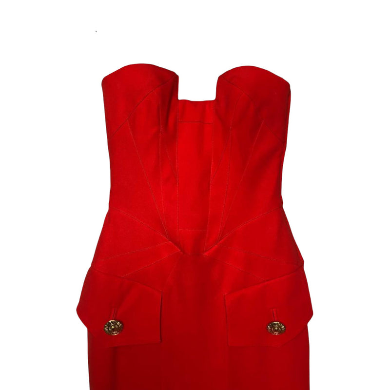 Cocktail Dress Red GHW