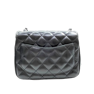 Classic Flap Square Mini Lambskin Black SHW