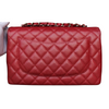 Single Flap Jumbo Caviar Red SHW